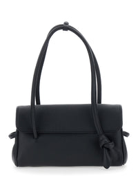 Jacquemus Women Le Turismo Long Is A Unisex Black Calf Leather Shoulder Bag