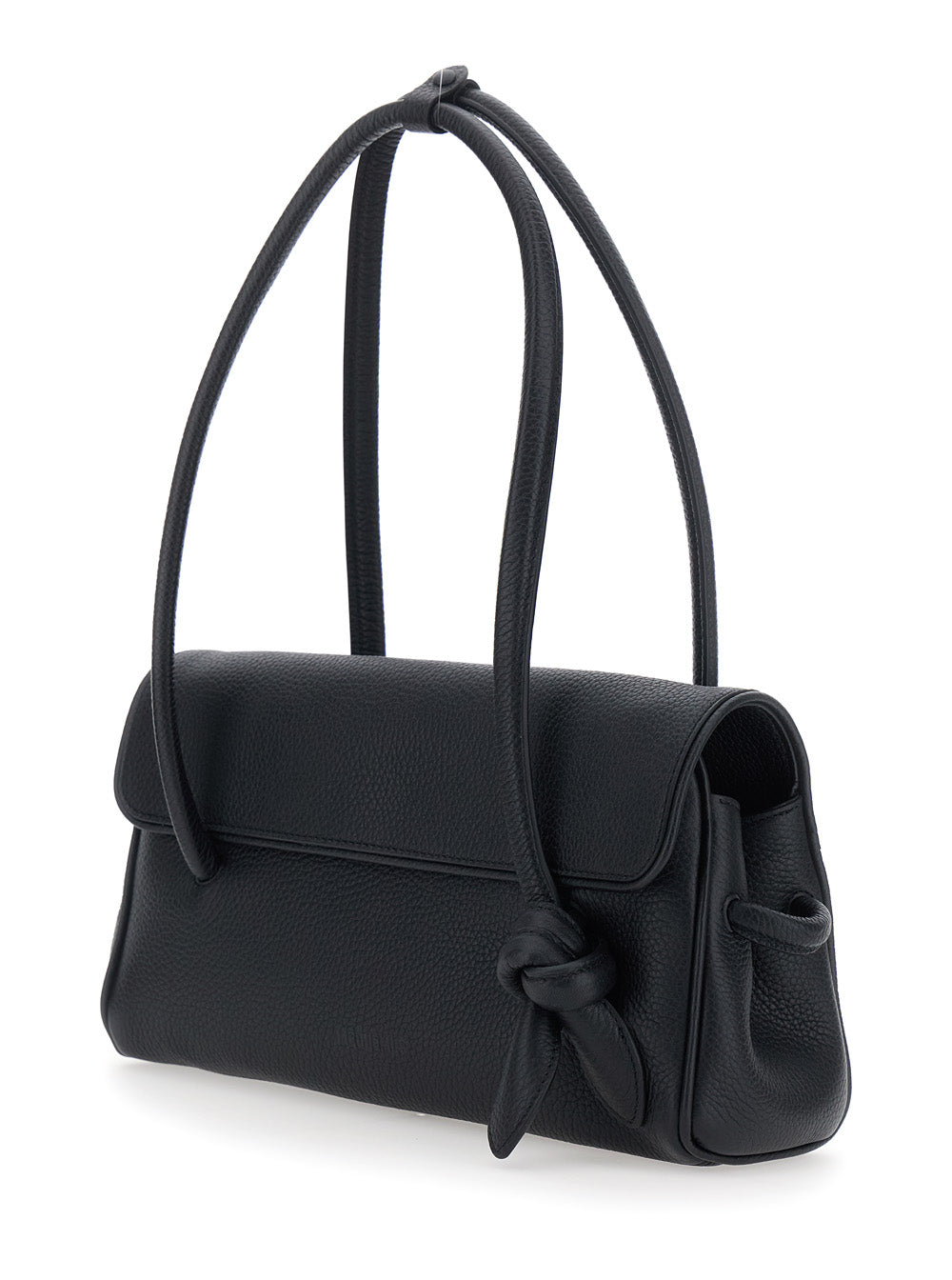 Jacquemus Women Le Turismo Long Is A Unisex Black Calf Leather Shoulder Bag