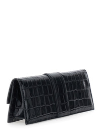 Jacquemus Women The Boy Pouch With Leather Details And Black Unisex Color