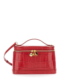 Jacquemus Women Le Petit Vanity Is A Unisex Red Calf Leather Crossbody Bag