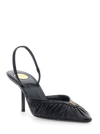 SAINT LAURENT Saint Laurent Women Folie 75 Slingback Pump Embossed Python