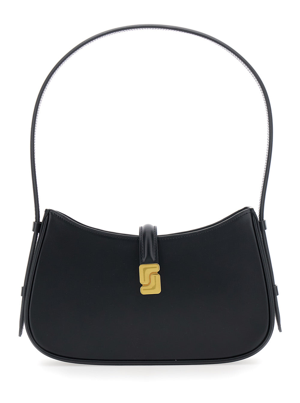 Soeur Women Shoulder Bag Bonnie In Black Leather Unisex
