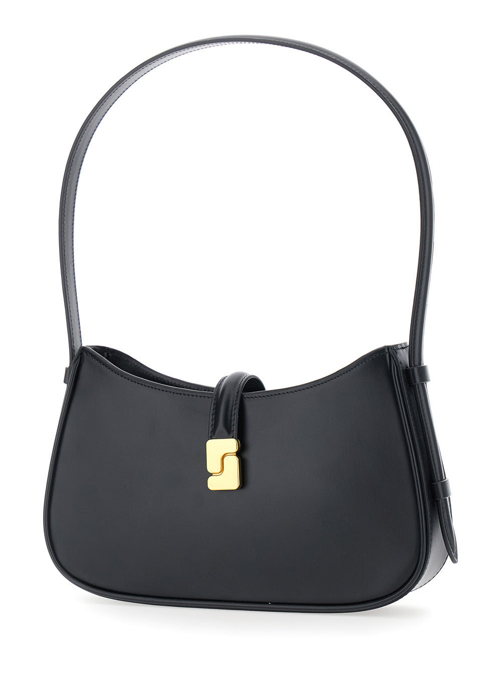 Soeur Women Shoulder Bag Bonnie In Black Leather Unisex