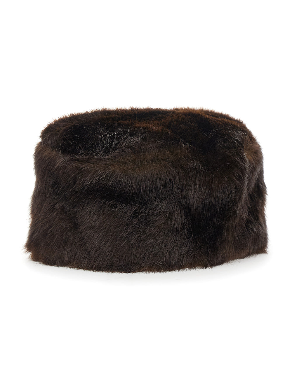 Stand Women Ozzy Pillerbox Hat With Elegant Details In Brown Modacrylic Unisex