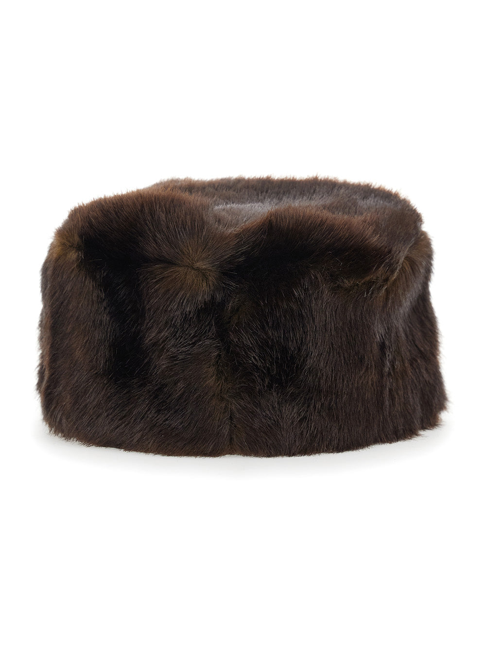 Stand Women Ozzy Pillerbox Hat With Elegant Details In Brown Modacrylic Unisex