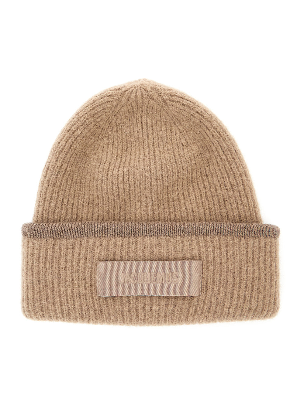 Jacquemus Men Le Bonnet Gros Grain Is A Hat With Gros Grain Details And Elegant Beige Finishes For Women