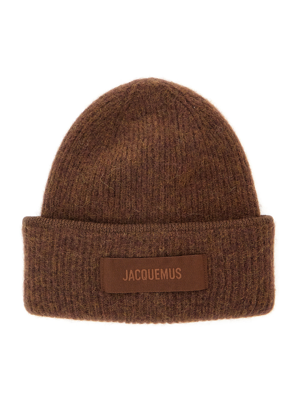 Jacquemus Men Le Bonnet Gros Grain Is A Hat Characterized By A Gros Grain Band And An Elegant Design. Brown Color. Unisex.