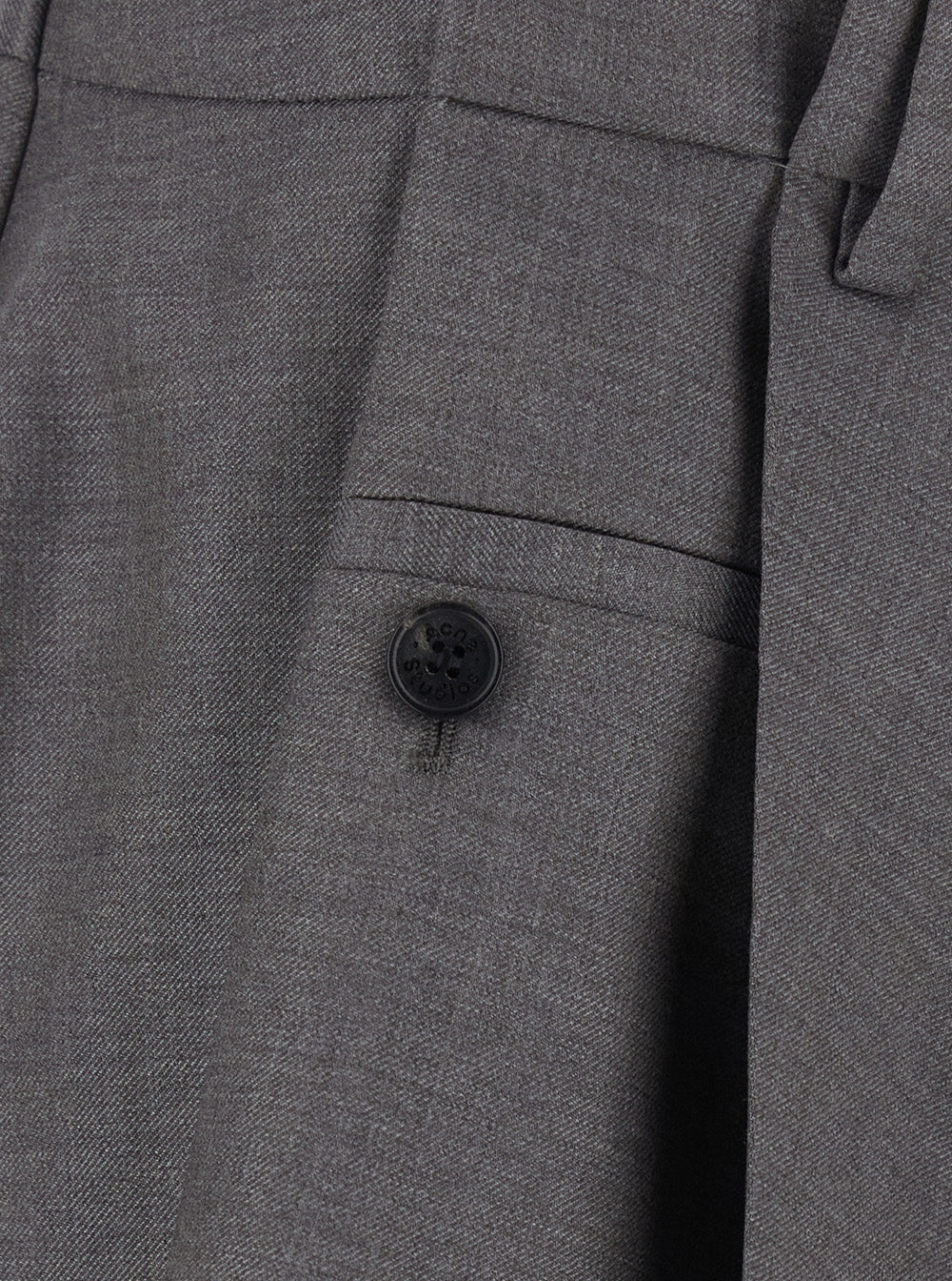 Acne Studios Women Gray Skirt With Tech Fabric Details