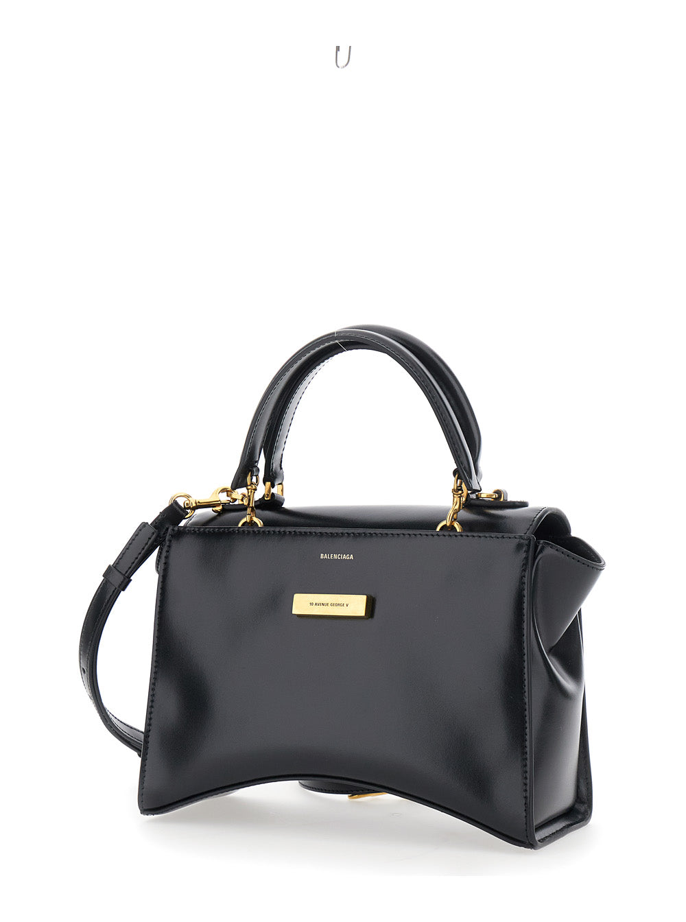 BALENCIAGA Balenciaga Women Hg Aven Top Handle Small Bag In Shiny Box Calf