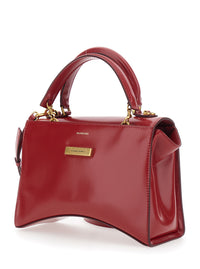 BALENCIAGA Balenciaga Women Hg Aven Top Handle Medium Bag In Shiny Box Calf Leather