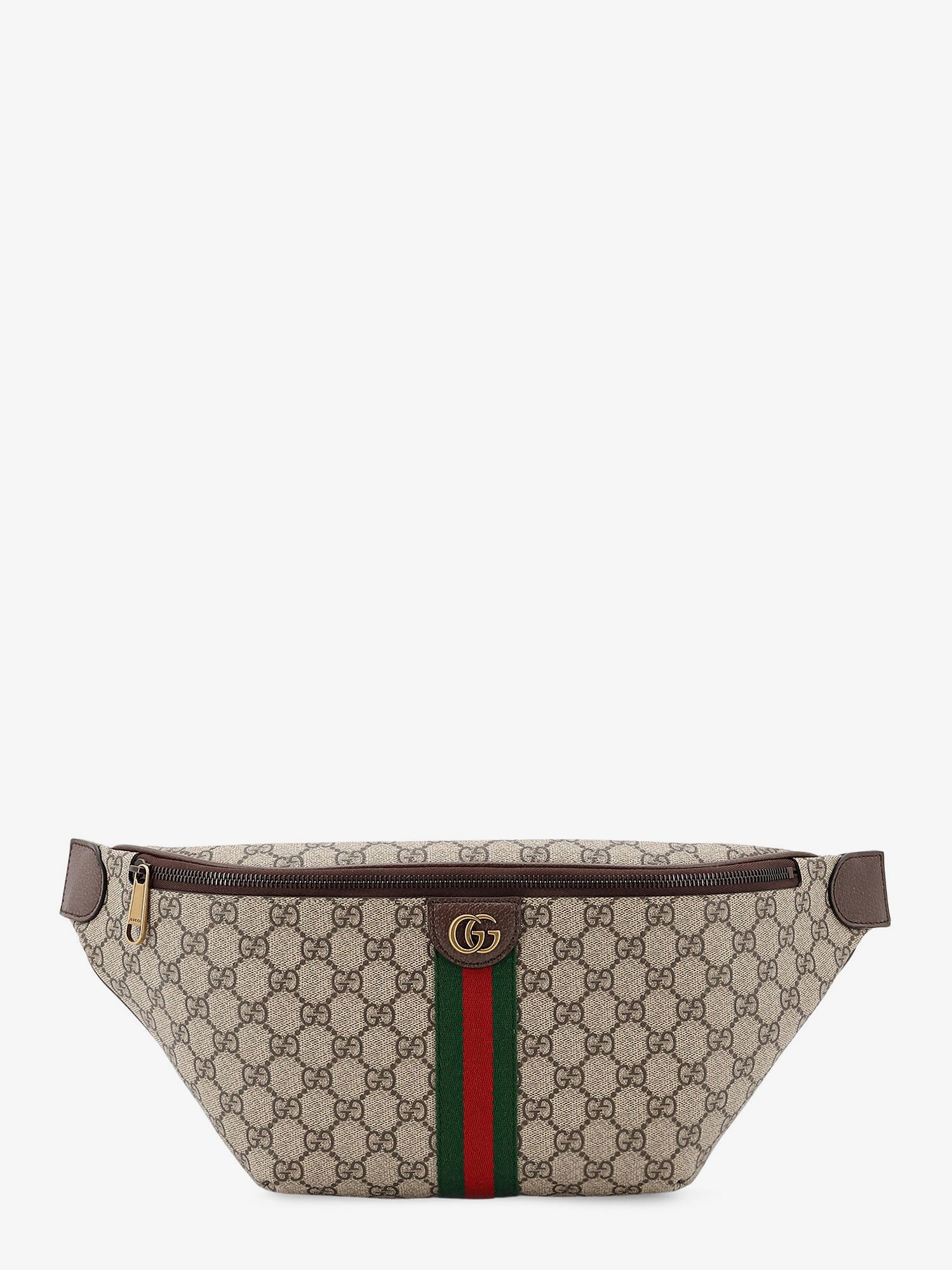 Gucci Men Ophidia Gg Coated Canvas Belt Bag