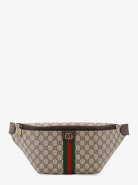 Gucci Men Ophidia Gg Coated Canvas Belt Bag