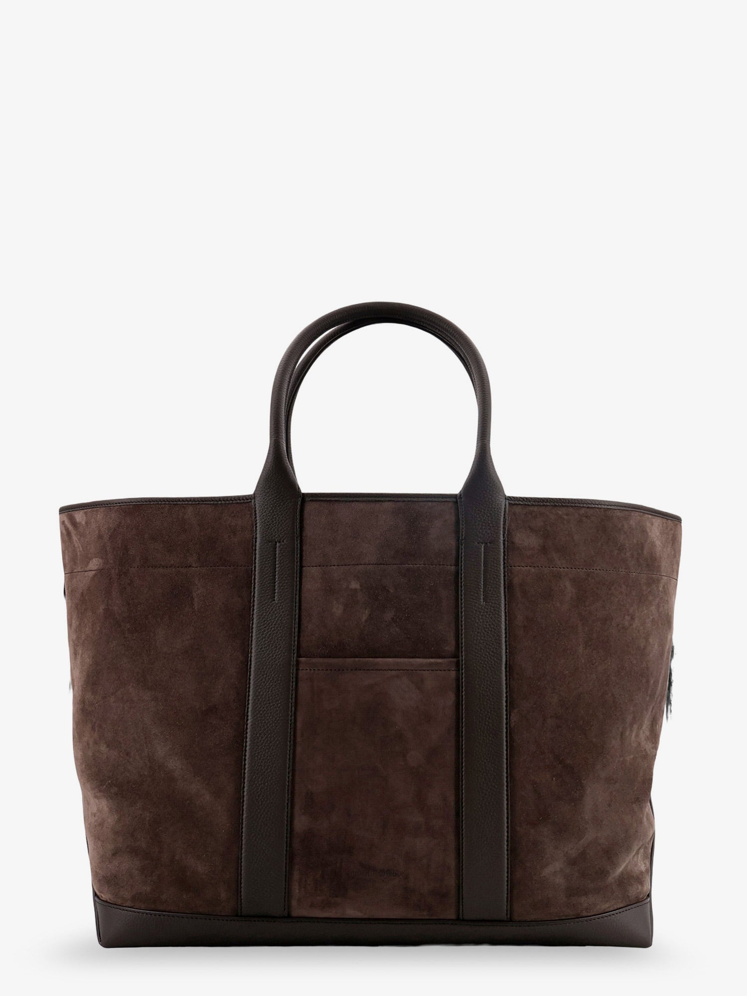 TOM FORD Tom Ford Men Suede Shopping Bag With Logo Engraved On The Bottom