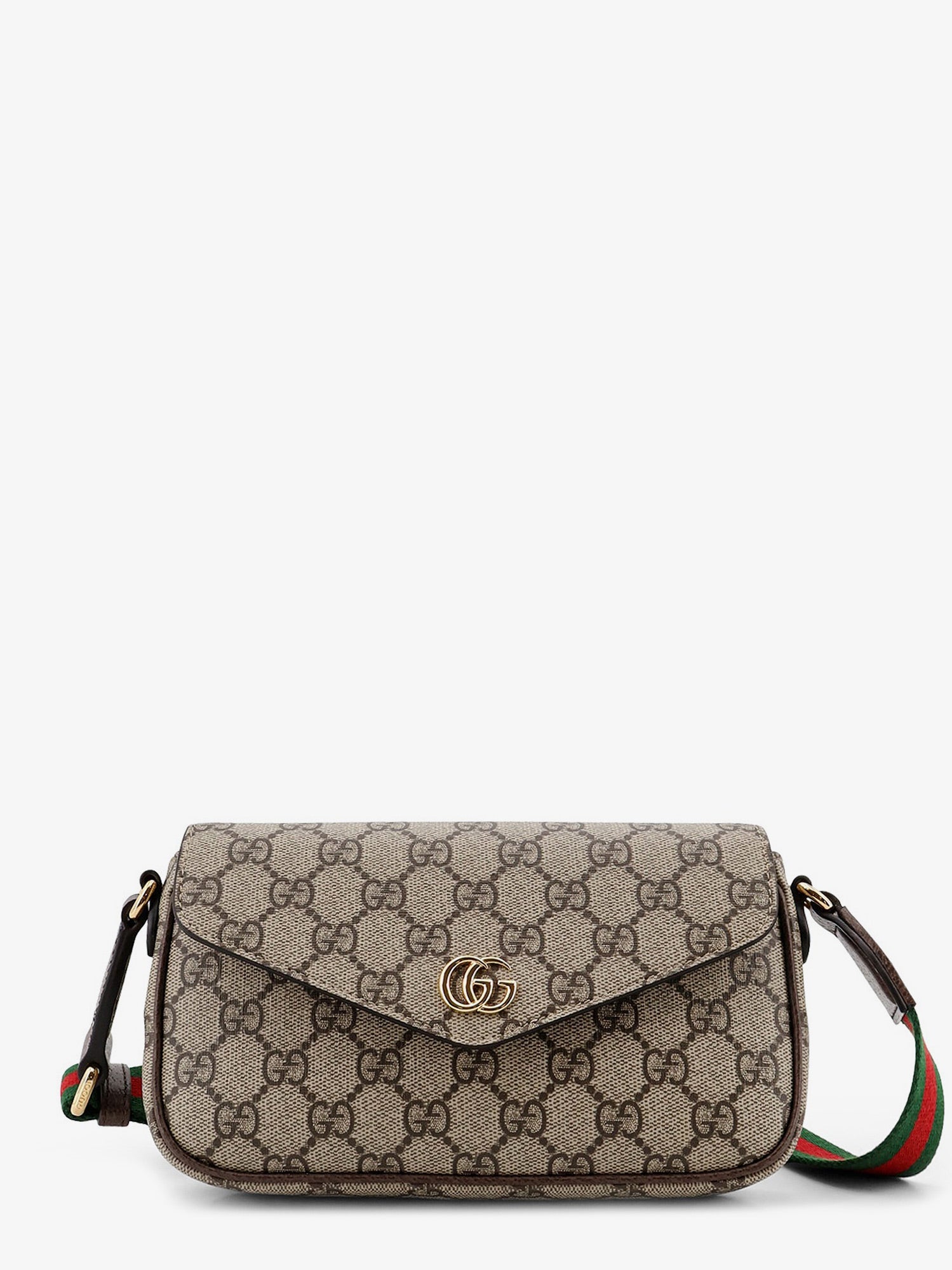 Gucci Women Ophidia Gg Supreme Fabric Crossbody Bag