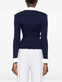 Self-Portrait Women Ribbed Cardigan