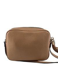 Gucci Soho Wristlet Pouch Leather Camel Leather Bag (Pre-Loved)