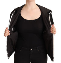 Dolce & Gabbana Dolce & Gabbana Black Polyester Hooded Bomber Full Zip Women's Jacket