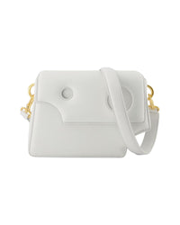 Off White Mini Flap Bag Leather Crossbody Women White Shoulder Bags