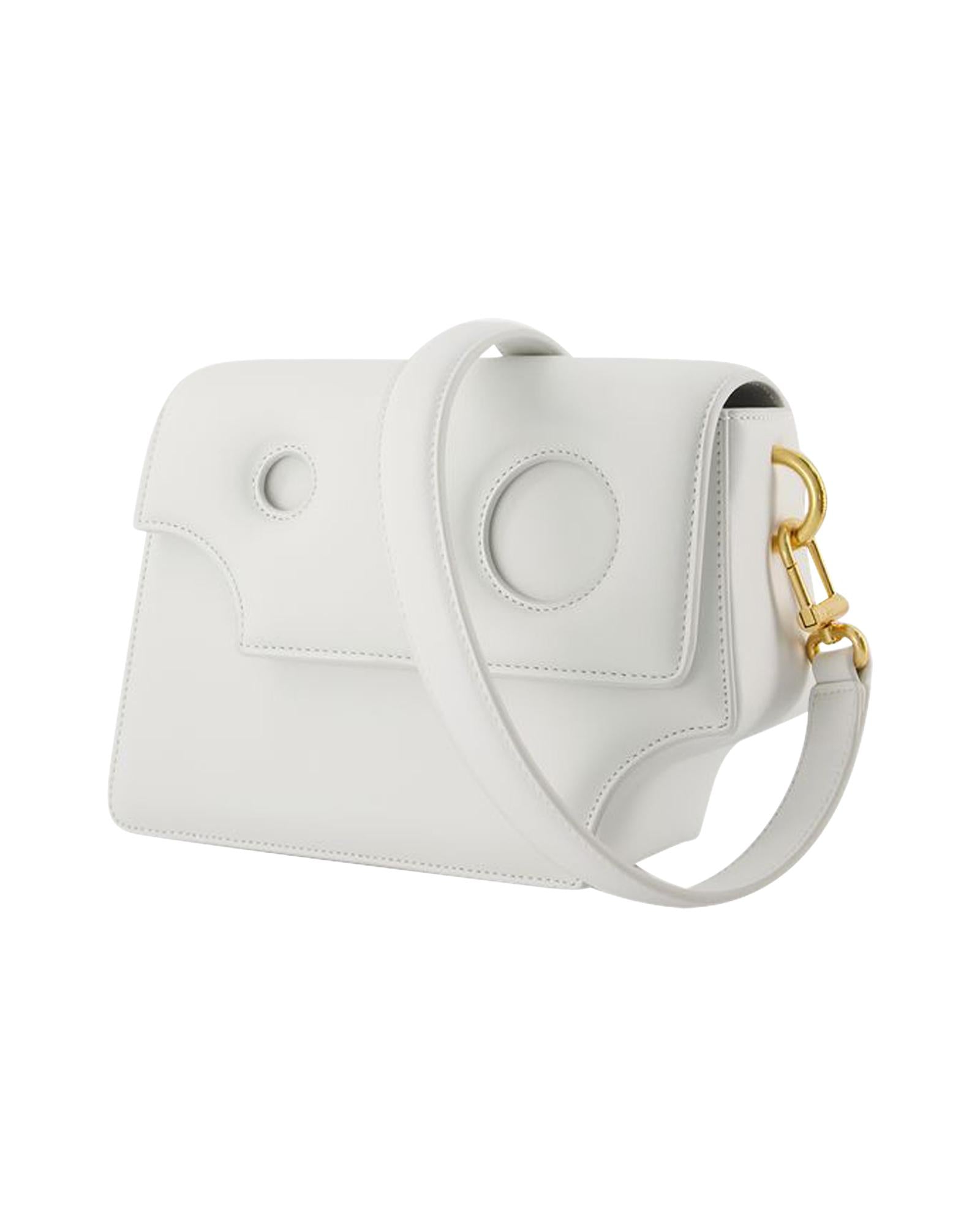 Off White Mini Flap Bag Leather Crossbody Women White Shoulder Bags