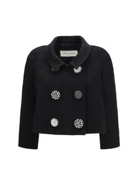 Dries Van Noten Women Cropped Jacket With Jewel Buttons