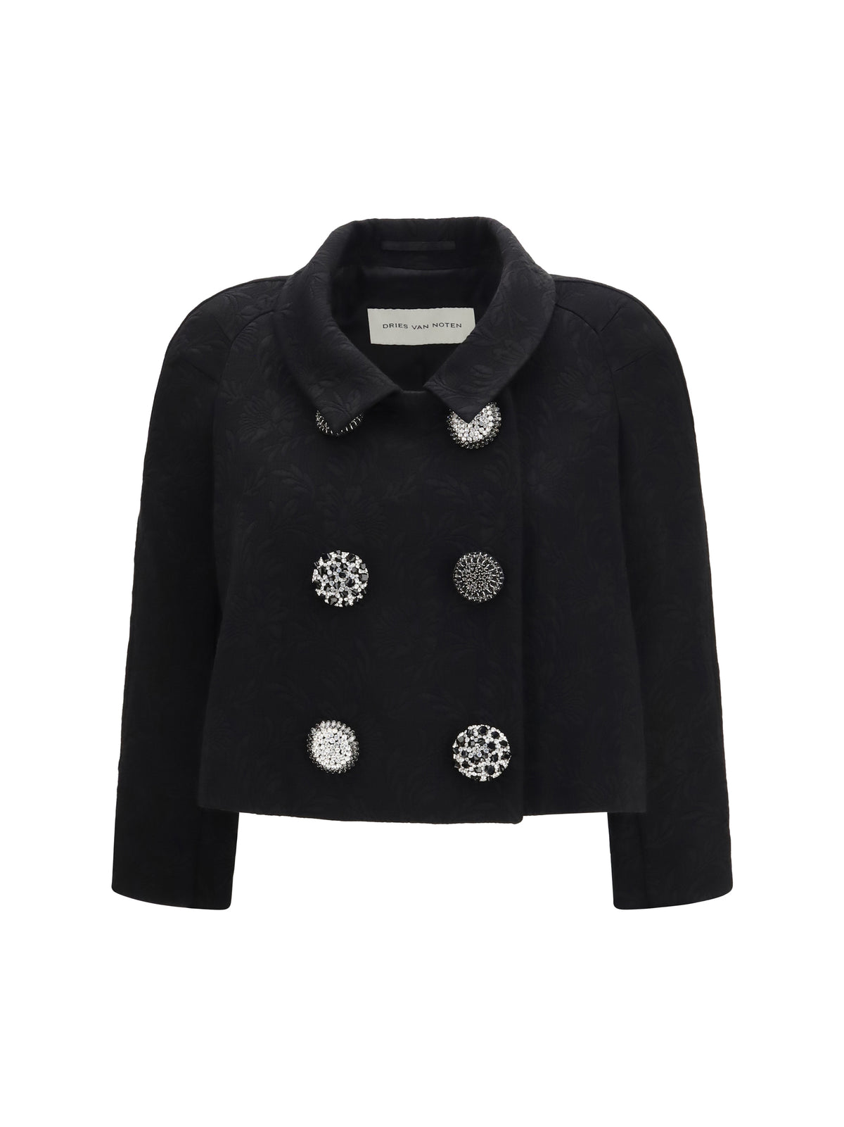 Dries Van Noten Women Cropped Jacket With Jewel Buttons