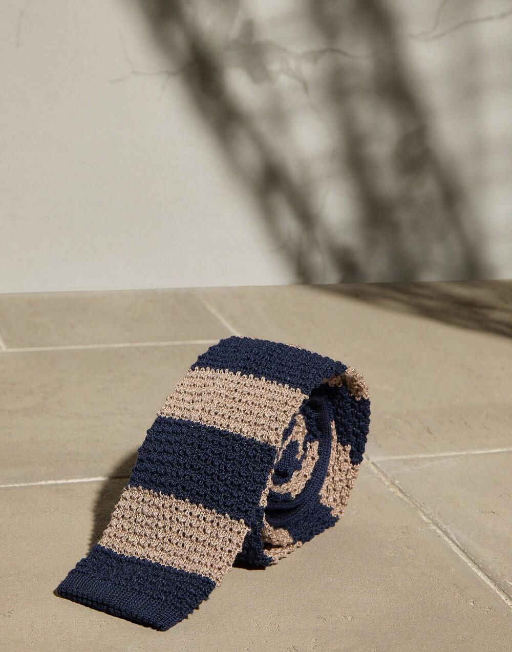 Brunello Cucinelli Striped Knitted Tie