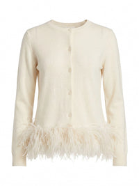 P.a.r.o.s.h. P.A.R.O.S.H. Women Cardigan With Feathers