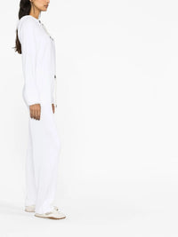 Brunello Cucinelli Knit Pleated Wide-Leg Drawstring Pants White