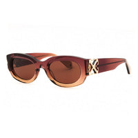 Off-White Sunglasses Oval Full Rim, White Frame and Dark Grey Lens OERI14EPALMER0107