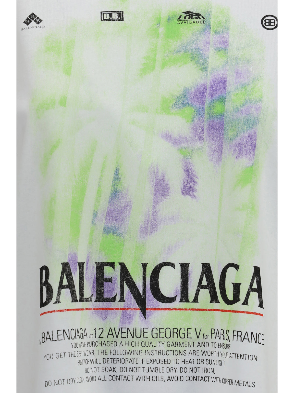 BALENCIAGA Balenciaga Women Printed Cotton T-Shirt