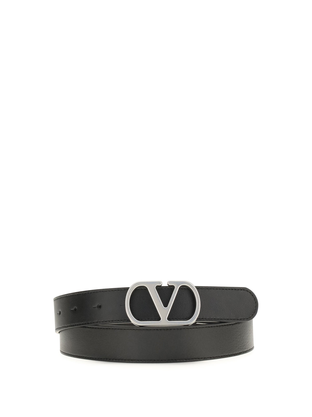 VALENTINO GARAVANI Valentino Garavani Men Vlogo Signature Leather Belt