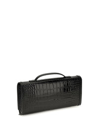 ROGER VIVIER Roger Vivier Women Belle Vivier Crocodile-Effect Clutch