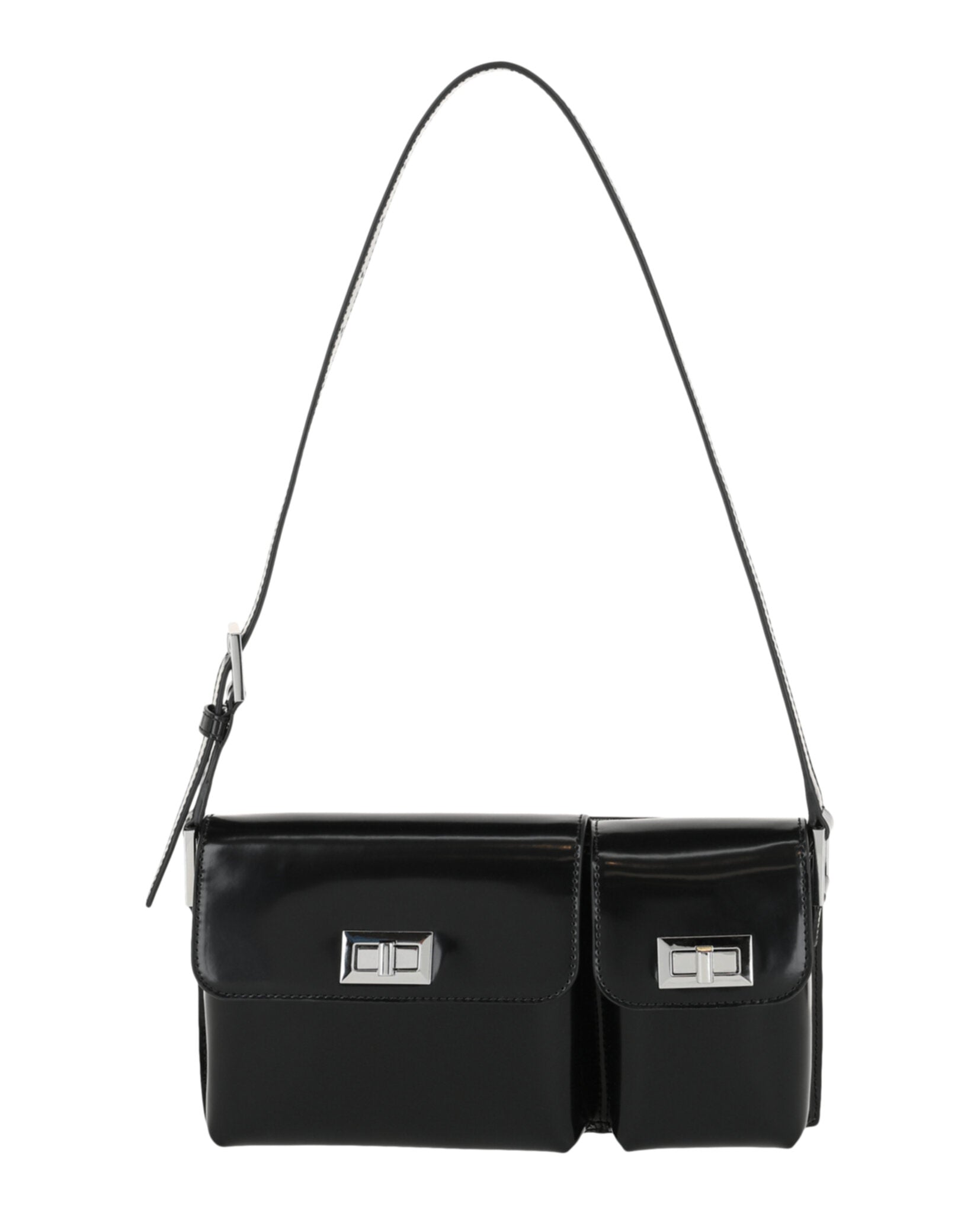 ByFar Womens Billy Patent Shoulder Bag