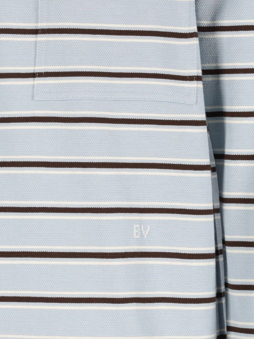 Bottega Veneta Men Striped Polo Shirt