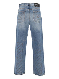 Off-White Men "Half Arrow" Jeans