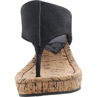 Womens Snake Print Wedge Sandals