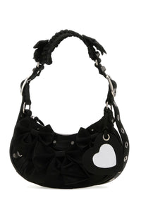 BALENCIAGA Balenciaga Women Black Satin Le Cagole Xs Shoulder Bag