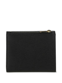 SAINT LAURENT PARIS Uptown Compact Wallet In Grain De Poudre Leather Women