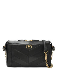 VALENTINO GARAVANI Valentino Garavani Women Valentino Garavani Panthea Small Shoulder Bag In Nappa Leather With Chevron Pattern