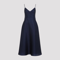 Alberta Ferretti Triple Organza Midi Dress Women