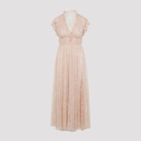 Alberta Ferretti Lace Long Dress Women