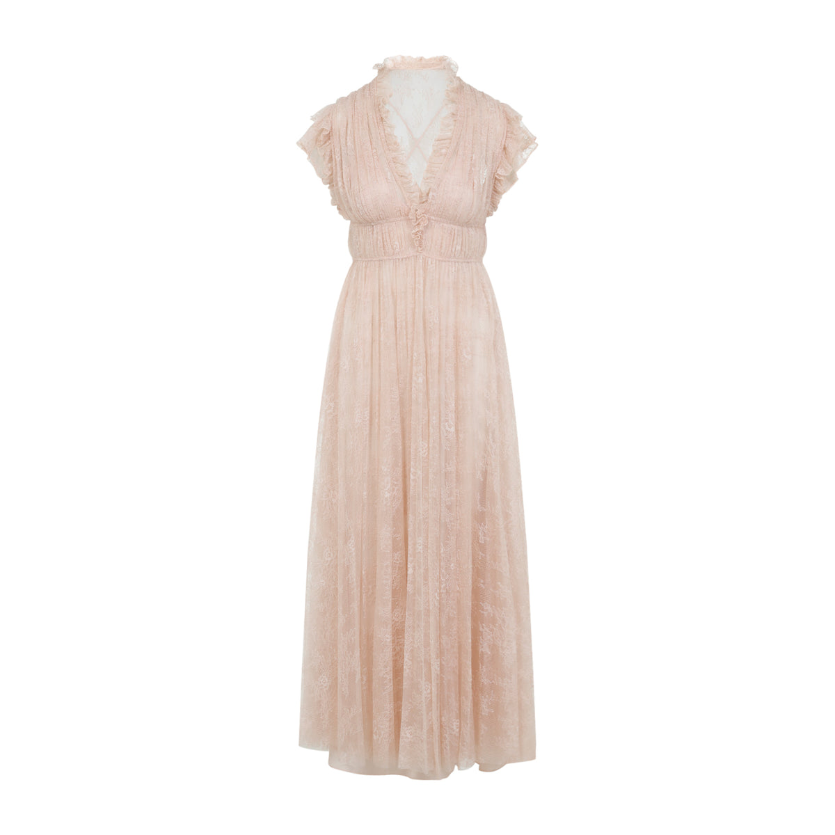 Alberta Ferretti Lace Long Dress Women