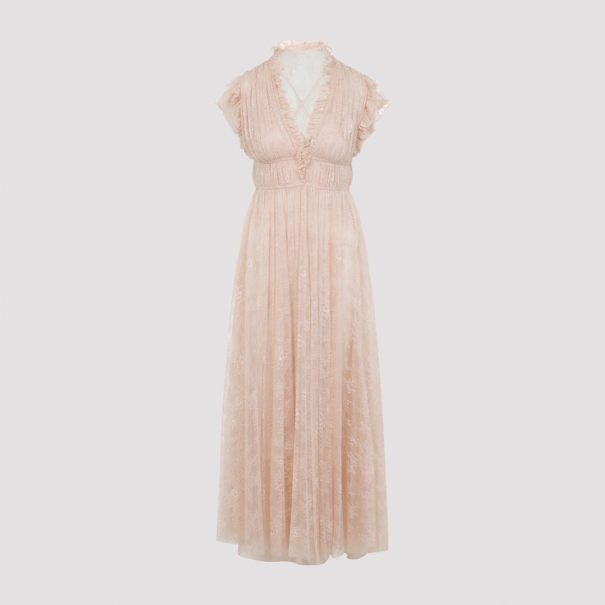 Alberta Ferretti Lace Long Dress Women