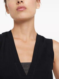 BRUNELLO CUCINELLI Brunello Cucinelli Women Stretch Cotton Jersey Tank Top With Precious Faux-Layering