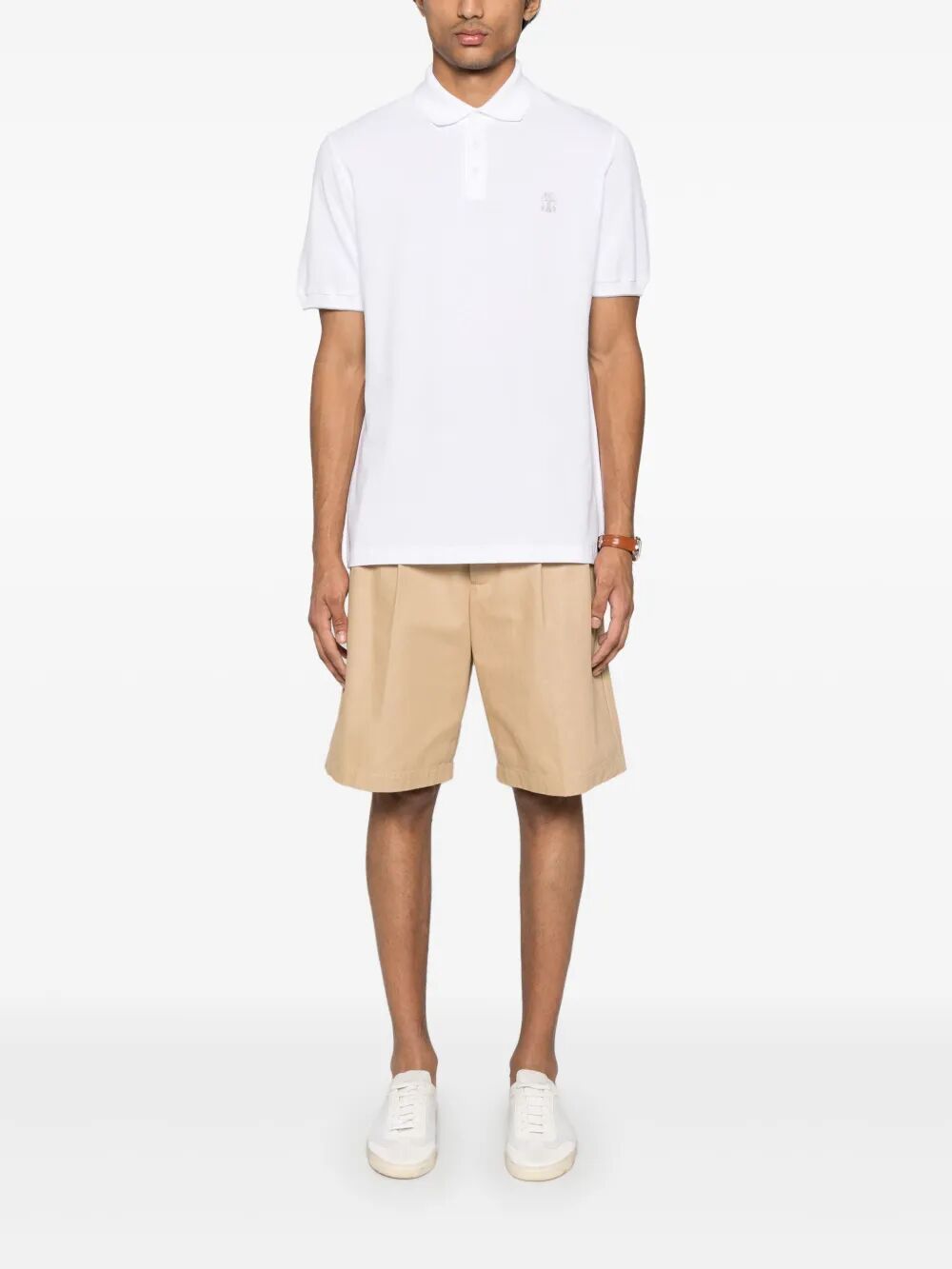 BRUNELLO CUCINELLI Brunello Cucinelli Men Cotton Piqué Polo Shirt With Logo