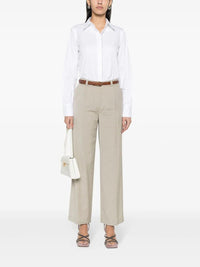 BRUNELLO CUCINELLI Brunello Cucinelli Women Stretch Cotton Poplin Shirt With Shiny Trim