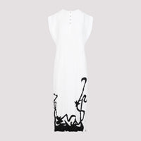 Lanvin Sleeveless Pleated Midi Dress Women