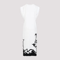 Lanvin Sleeveless Pleated Midi Dress Women