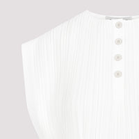 Lanvin Sleeveless Pleated Midi Dress Women