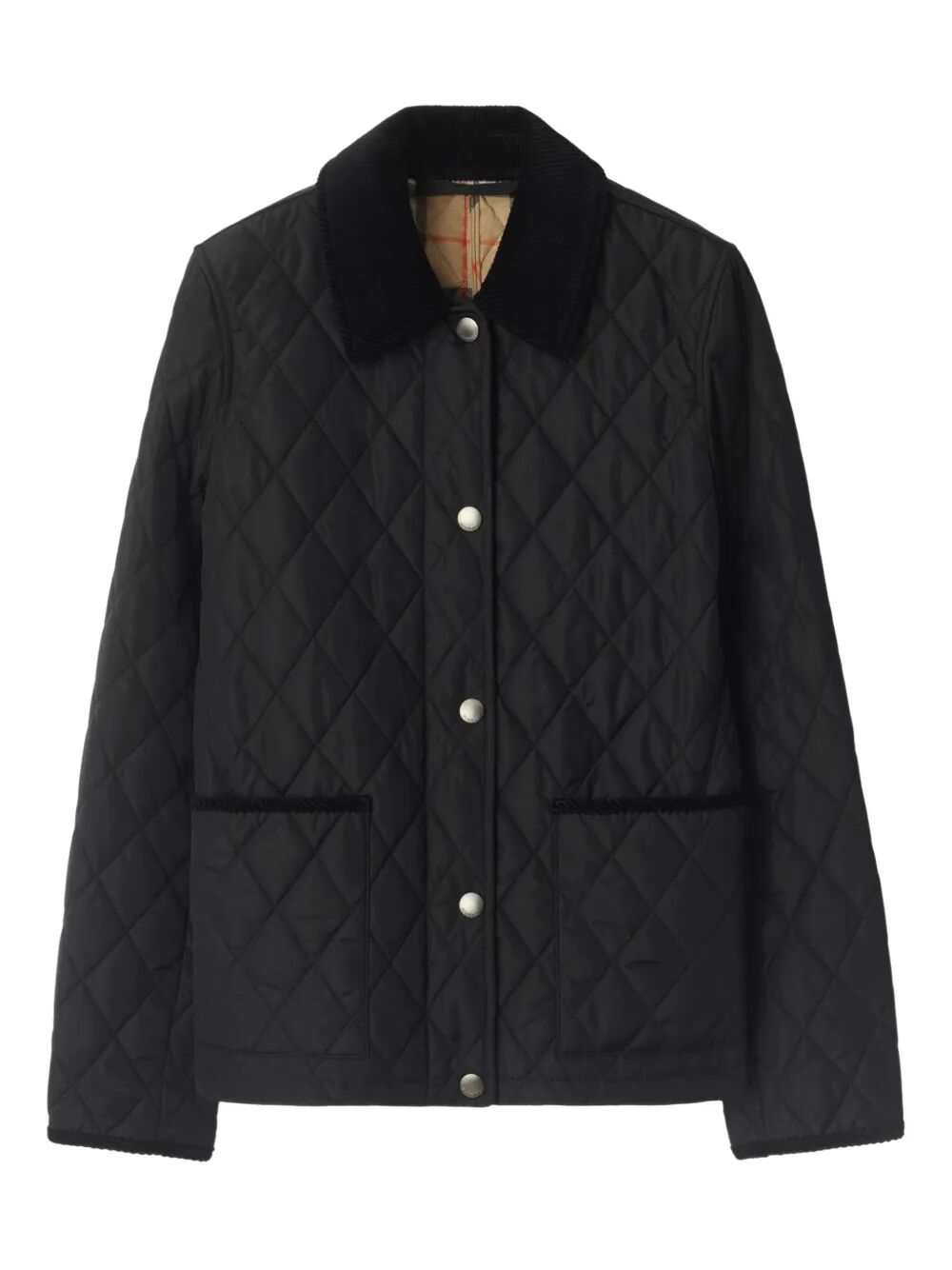 BURBERRY Burberry Women Check Lining Quilted Nylon Dorset Jacket